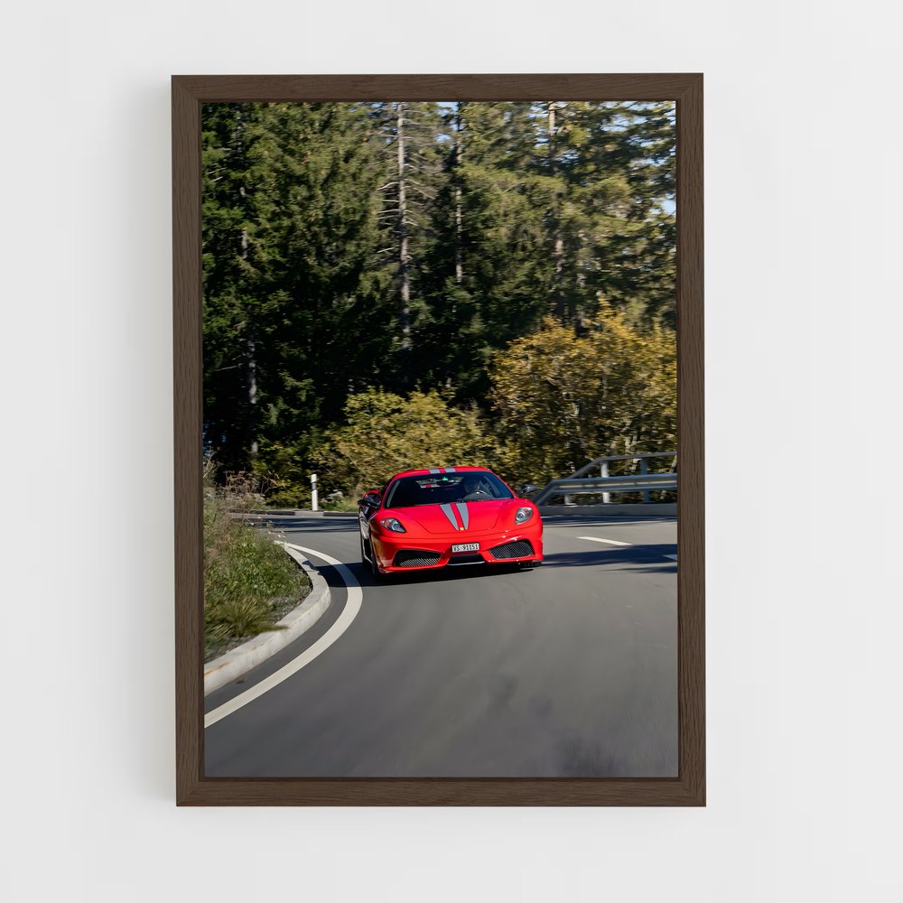 Poster scuderia de Vitesse – affiche Ferrari (vue 5)